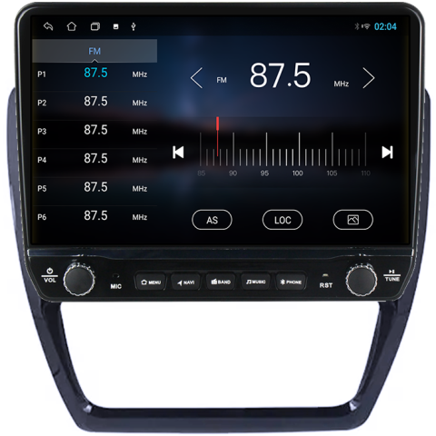 Navigatie dedicata Volkswagen Jetta IV 2011 - 2018 Tesla cu butoane rotative model 2024, 4GB RAM 64GB ROM, Procesor Quadcore, Android 14, Display QLED 10", DSP, Carplay&Android Auto [2]