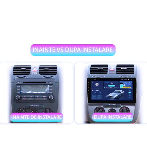 Navigatie dedicata Volkswagen Jetta 5 2005-2010, 4GB RAM 64GB ROM, Procesor Qualcomm Octacore, Android 14, Rezolutie 2K, Display QLED 9", DSP, Carplay&Android Auto, SIM 4G [4]