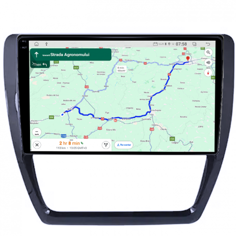 Navigatie dedicata Volkswagen Jetta IV 2011-2018, 4GB RAM 64GB ROM, Quad Core, Display 9" QLED 1K, Carplay, Android 14, Bluetooth, Magazin Play, Suport Camere AHD [4]