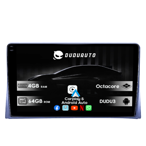 Navigatii Dedicate - Navigatie Dedicata Volkswagen Multivan 2003-2015 DUDU3, 4GB RAM 64GB ROM, Octacore, Platforma 8581, Android, Display QLED 9", DSP, Carplay&AndroidAuto