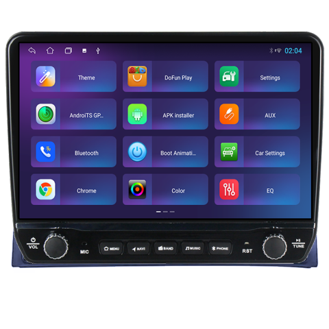 Navigatie dedicata Volkswagen Multivan T5 2003-2015 Tesla cu butoane rotative model 2024, 4GB RAM 64GB ROM, Procesor Quadcore, Android 14, Display QLED 10", DSP, Carplay&Android Auto [3]