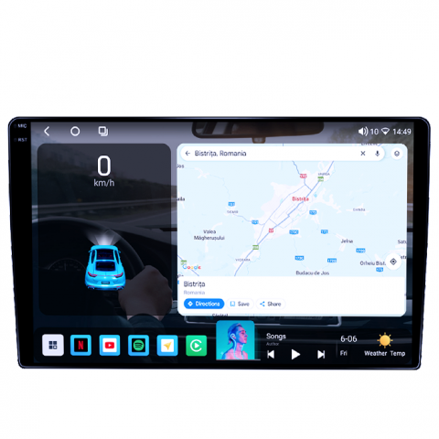 Navigatie dedicata Volkswagen Passat B5 1996-2005 , 4GB RAM 64GB ROM, Octacore, Android 14, Display QLED 1K 9", DSP, Carplay, Android Auto, Internet, Youtube, Waze, WIFI, Bluetooth [1]