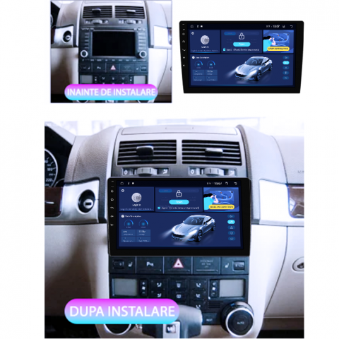 Navigatie dedicata Volkswagen Passat B5, 4GB RAM 64GB ROM, Quad Core, Display 9" QLED 1K, Carplay, Android 14, Bluetooth, Magazin Play, Suport Camere AHD [3]