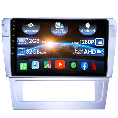 Volkswagen - (Resigilata) Navigatie dedicata Volkswagen Passat B7, 2GB RAM 32GB ROM, Quad Core, Display 9" IPS Full HD, Carplay, Android 14, Bluetooth, Magazin Play, Suport camere AHD