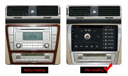 Navigatie dedicata Volkswagen Passat B7, 4GB RAM 64GB ROM, Octacore, Android 14, Display QLED 9", DSP, Carplay, Android Auto, Internet, Youtube, Waze, WIFI, Bluetooth [7]