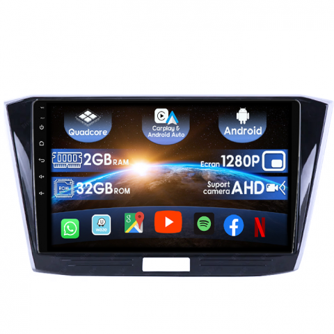 Volkswagen - (Resigilata) Navigatie dedicata Volkswagen Passat B8 2015-2018, 2GB RAM 32GB ROM, Android 14, Display 10" , Internet, Aplicatii, Waze, WI-FI, USB, Bluetooth, Mirrorlink