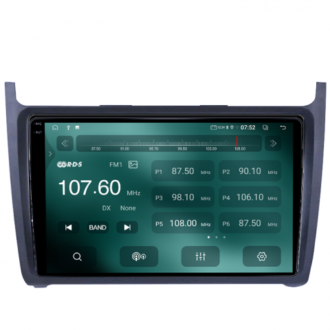 Navigatie dedicata Volkswagen Polo 2010-2018 4GB RAM 64GB ROM, Quad Core, Display 9" QLED 1K, Carplay, Android 14, Bluetooth, Magazin Play, Suport Camere AHD [3]