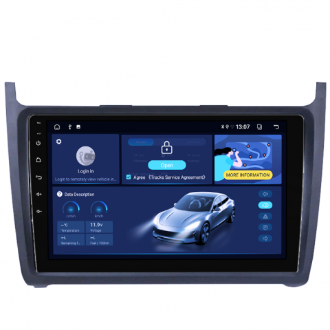 Navigatie dedicata Volkswagen Polo 2010-2018 8GB RAM 128GB ROM, Octacore, Platforma TS18, Android 14, Display QLED 9”, Suporta camera 360º, DSP, Carplay&Android Auto, SIM 4G, Ventilator Activ [1]
