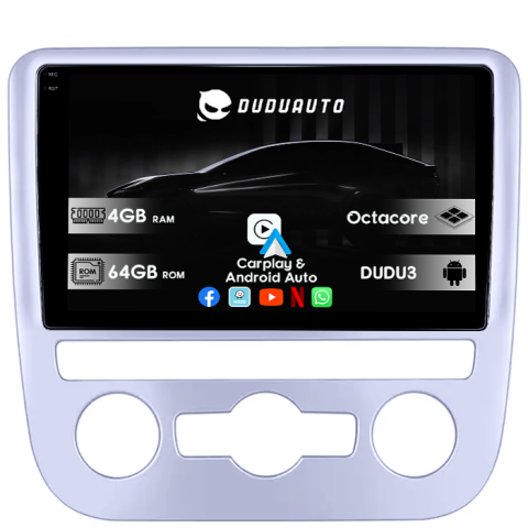 Navigatii Dedicate - Navigatie Dedicata Volkswagen Scirocco 2009-2014 DUDU3, 4GB RAM 64GB ROM, Octacore, Platforma 8581, Android, Display QLED 9", DSP, Carplay&AndroidAuto