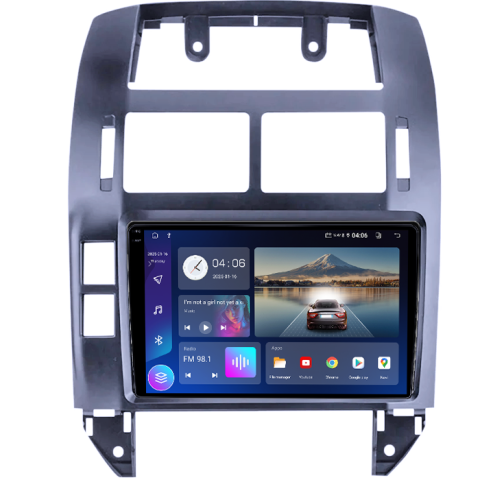 Navigatie dedicata Volkswagen Polo Mk4 2004-2009, 4GB RAM 64GB ROM, Procesor Qualcomm Octacore, Android 14, Rezolutie 2K, Display QLED 9", DSP, Carplay&Android Auto, SIM 4G [3]
