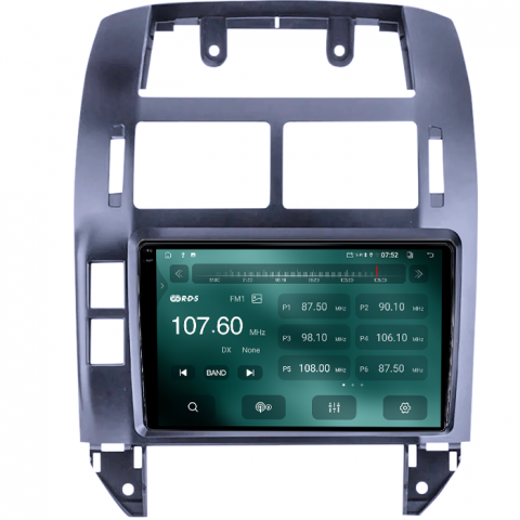 Navigatie dedicata Volkswagen Polo Mk4 2004-2009, 4GB RAM 64GB ROM, Quad Core, Display 9" QLED 1K, Carplay, Android 14, Bluetooth, Magazin Play, Suport Camere AHD [3]