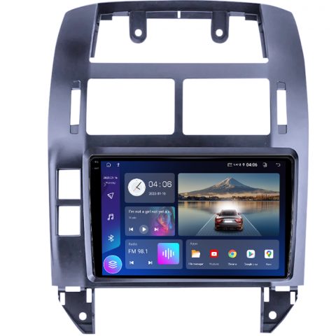 Navigatie dedicata Volkswagen Polo Mk4 2004-2009, 4GB RAM 64GB ROM, Quad Core, Display 9" QLED 1K, Carplay, Android 14, Bluetooth, Magazin Play, Suport Camere AHD [1]
