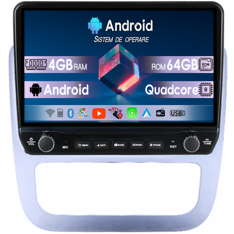 Scirocco (2008-2017) - Navigatie dedicata Volkswagen Scirocco (2008-2017) Tesla cu butoane rotative model 2024, 4GB RAM 64GB ROM, Procesor Quadcore, Android 14, Display QLED 10", DSP, Carplay&Android Auto