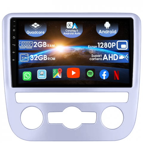 Scirocco (2008-2017) - (Resigilata) Navigatie dedicata Volkswagen Scirocco 2009-2014, 2GB RAM 32GB ROM, Quad Core, Display 9" IPS Full HD, Carplay, Android 14, Bluetooth, Magazin Play, Suport camere AHD