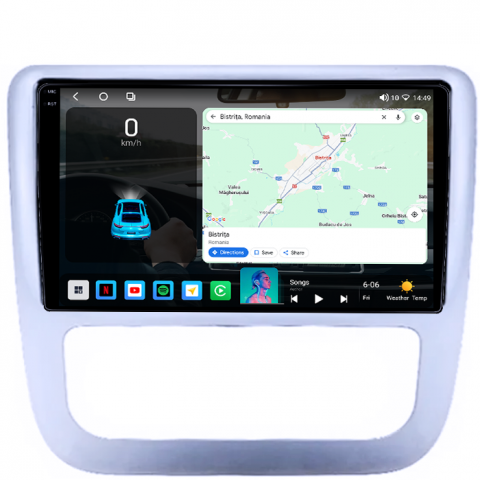 Navigatie dedicata Volkswagen Scirocco 2009-2014, 4GB RAM 64GB ROM, Octacore, Android 14, Display QLED 1K 9", DSP, Carplay, Android Auto, Internet, Youtube, Waze, WIFI, Bluetooth [1]