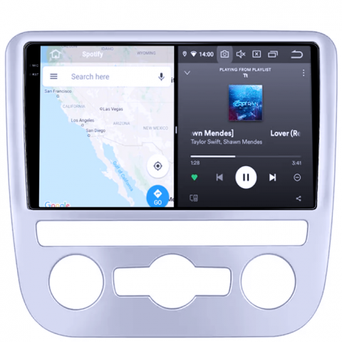 Scirocco (2008-2017) - Navigatie dedicata Volkswagen Scirocco 2009-2014, AC, 8GB RAM 128GB ROM, Octacore, Platforma TS18, Android 14, Display QLED 9", Suporta camera 360", DSP, Carplay&And