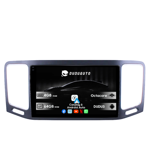 Navigatii Dedicate - Navigatie Dedicata Volkswagen Sharan 2012-2018 DUDU3, 4GB RAM 64GB ROM, Octacore, Platforma 8581, Android, Display QLED 9", DSP, Carplay&AndroidAuto
