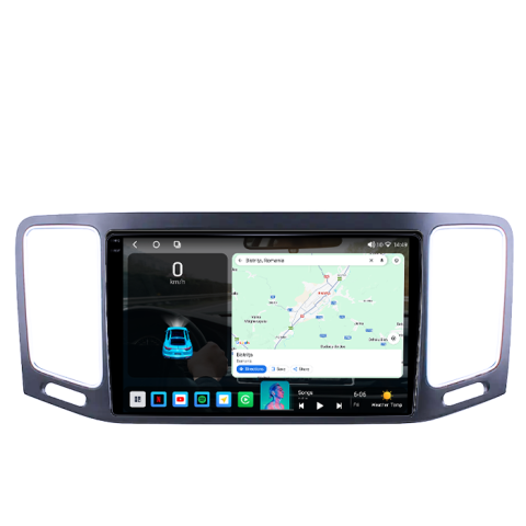Navigatie dedicata Volkswagen Sharan 2012-2018, 4GB RAM 64GB ROM, Procesor Qualcomm Octacore, Android 14, Rezolutie 2K, Display QLED 9", DSP, Carplay&Android Auto, SIM 4G [1]