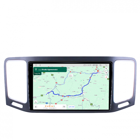 Navigatie dedicata Volkswagen Sharan 2012-2018, 4GB RAM 64GB ROM, Quad Core, Display 9" QLED 1K, Carplay, Android 14, Bluetooth, Magazin Play, Suport Camere AHD [2]