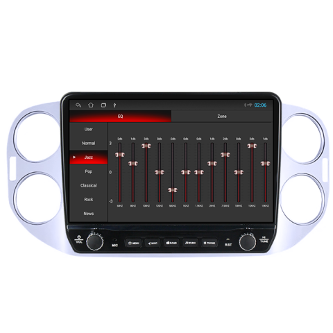 Navigatie dedicata Volkswagen Tiguan 2007-2016 Tesla cu butoane rotative model 2024, 4GB RAM 64GB ROM, Procesor Quadcore, Android 14, Display QLED 10", DSP, Carplay&Android Auto [1]