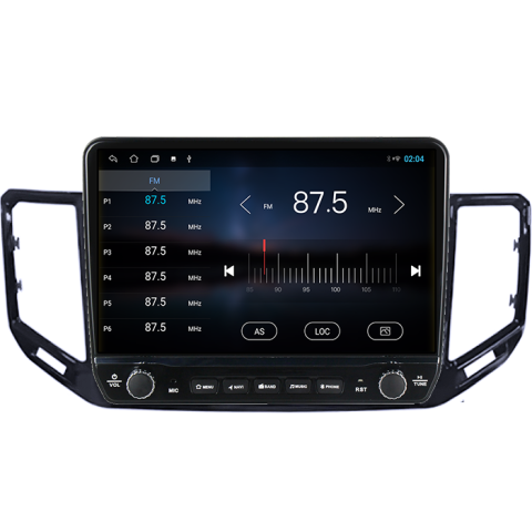 Navigatie dedicata Volkswagen Atlas 2017+ Tesla cu butoane rotative model 2024, 4GB RAM 64GB ROM, Procesor Quadcore, Android 14, Display QLED 10", DSP, Carplay&Android Auto [2]