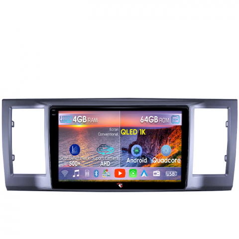 T6 2016-2019 - Navigatie dedicata Volkswagen T6 2016-2019, 4GB RAM 64GB ROM, Octacore, Android 14, Display QLED 1K 9", DSP, Carplay, Android Auto, Internet, Youtube, Waze, WIFI, Bluetooth