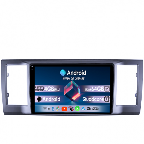 Volkswagen - Navigatie dedicata Volkswagen T6 2016-2019, 4GB RAM 64GB ROM, Quadcore, Android 14, Display QLED 1K, 9", DSP, Carplay&Android Auto, Suport camere AHD