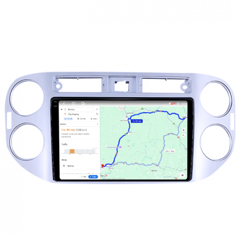 Navigatie dedicata Volkswagen Tiguan 2007-2012, 4GB RAM 64GB ROM, Octacore, Android 14, Display QLED 1K 9", DSP, Carplay, Android Auto, Internet, Youtube, Waze, WIFI, Bluetooth [3]