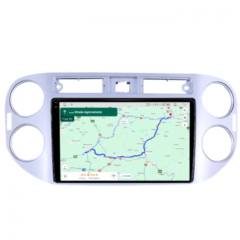 Navigatie dedicata Volkswagen Tiguan 2007-2012, 4GB RAM 64GB ROM, Quad Core, Display 9" QLED 1K, Carplay, Android 14, Bluetooth, Magazin Play, Suport Camere AHD [4]