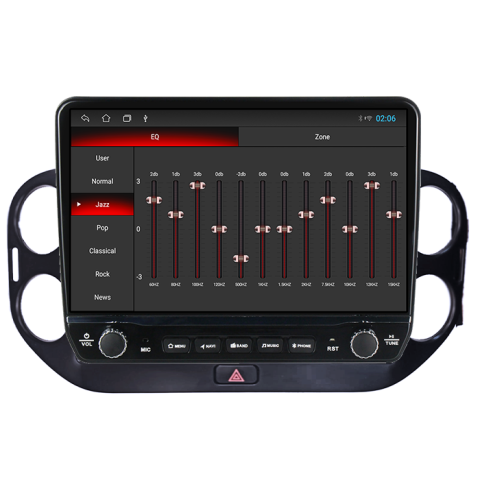 Tiguan (2007-2016) - Navigatie dedicata Volkswagen Tiguan 2007-2016 Tesla cu butoane rotative model 2024, 4GB RAM 64GB ROM, Procesor Quadcore, Android 14, Display QLED 10", DSP, Carplay&Android Auto