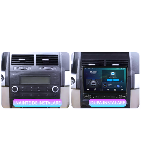 Navigatie dedicata Volkswagen Touareg 2002-2012 Tesla cu butoane rotative model 2024, 4GB RAM 64GB ROM, Procesor Quadcore, Android 14, Display QLED 10", DSP, Carplay&Android Auto [6]