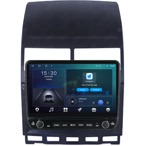 Navigatie dedicata Volkswagen Touareg 2002-2012 Tesla cu butoane rotative model 2024, 4GB RAM 64GB ROM, Procesor Quadcore, Android 14, Display QLED 10", DSP, Carplay&Android Auto [5]