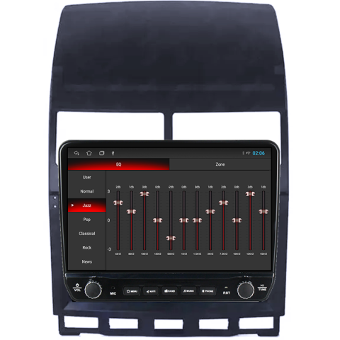 Navigatie dedicata Volkswagen Touareg 2002-2012 Tesla cu butoane rotative model 2024, 4GB RAM 64GB ROM, Procesor Quadcore, Android 14, Display QLED 10", DSP, Carplay&Android Auto [1]