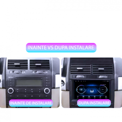 Navigatie dedicata Volkswagen Touareg 2002-2011, 4GB RAM 64GB ROM, Octacore, Android 14, Display QLED 1K 9", DSP, Carplay, Android Auto, Internet, Youtube, Waze, WIFI, Bluetooth [4]