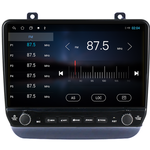 Navigatie dedicata Volkswagen Touareg 2012-2017 Tesla cu butoane rotative model 2024, 4GB RAM 64GB ROM, Procesor Quadcore, Android 14, Display QLED 10", DSP, Carplay&Android Auto [2]