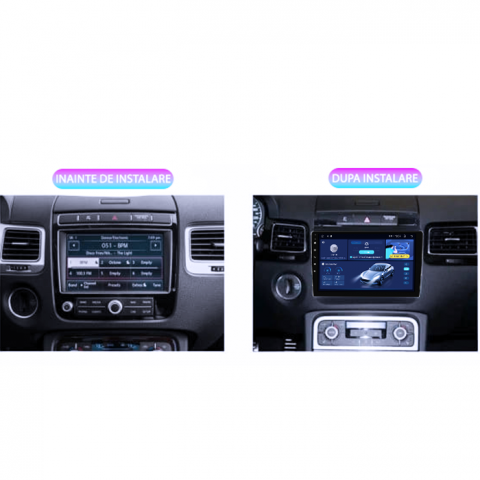 (Resigilata) Navigatie dedicata Volkswagen Touareg 2010-2018, 2GB RAM 32GB ROM, Quad Core, Display 9" IPS Full HD, Carplay&Android Auto, Android 14, Suport camere AHD [1]