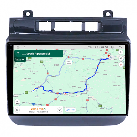 Navigatie dedicata Volkswagen Touareg 2012-2015, 4GB RAM 64GB ROM, Quadcore, Android 14, Display QLED 1K, 9", DSP, Carplay&Android Auto, Suport camere AHD [4]