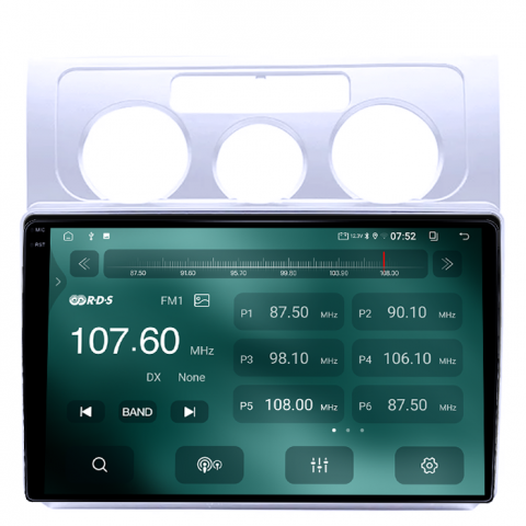 Navigatie dedicata Volkswagen Touran 2003-2015, 4GB RAM 64GB ROM, Quadcore, Android 14, Display QLED 1K, 9", DSP, Carplay&Android Auto, Suport camere AHD [1]