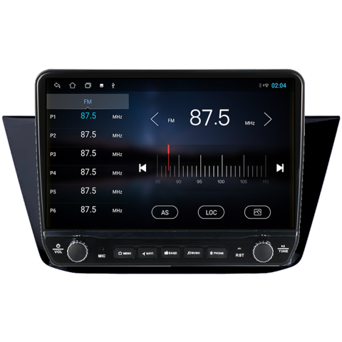 Navigatie dedicata Volkswagen Touran 2015+ Tesla cu butoane rotative model 2024, 4GB RAM 64GB ROM, Procesor Quadcore, Android 14, Display QLED 10", DSP, Carplay&Android Auto [2]
