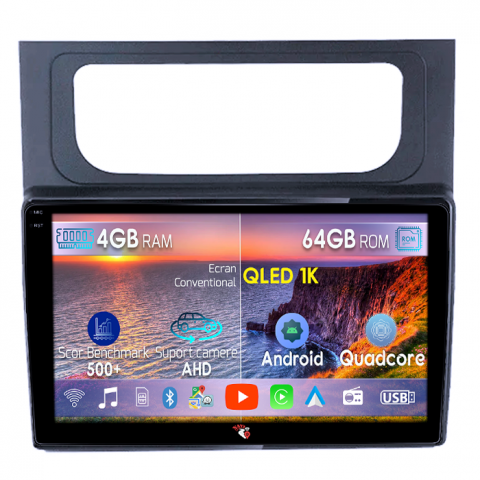 Touran (2003-2015) - Navigatie dedicata Volkswagen Touran 2011-2015, 4GB RAM 64GB ROM, Octacore, Android 14, Display QLED 1K 10", DSP, Carplay, Android Auto, Internet, Youtube, Waze, WIFI, Bluetooth