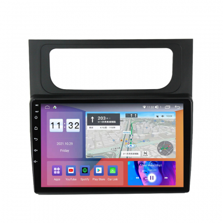 Navigatie dedicata Volkswagen Touran 2011-2015, 4GB RAM 32GB ROM, Octacore, Android 14, Display QLED 1K 9", DSP, Carplay&Android Auto, SIM 4G, Bluetooth, Ventilator Activ [2]