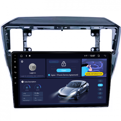 Navigatie dedicata Volkswagen UP 2011-2020, 4GB RAM 32GB ROM, Octacore, Android 14, Display QLED 1K 9", DSP, Carplay&Android Auto, SIM 4G, Bluetooth, Ventilator Activ [3]