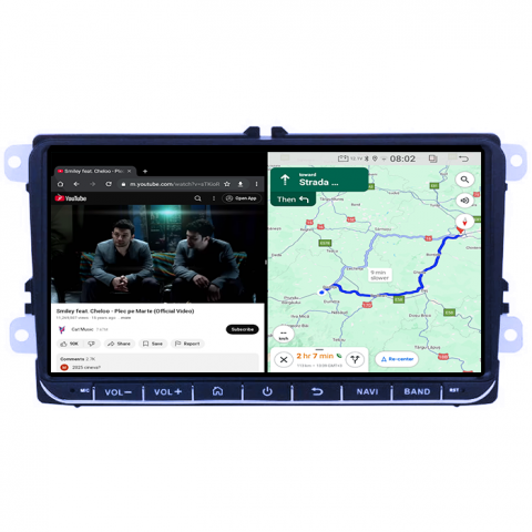 Scirocco (2008-2017) - RESIGILATA ,Navigatie dedicata Volkswagen, 4GB RAM 64GB ROM, Octacore, Android 14, Display QLED 9", DSP, Carplay&Android Auto, SIM 4G, Ventilator Activ - Copie