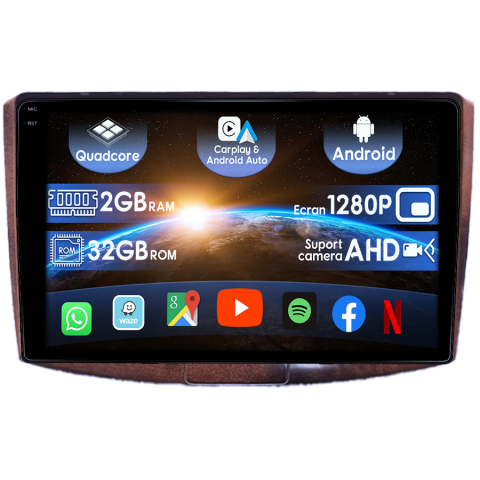 Volkswagen - (Resigilata) Navigatie dedicata Volkwagen Passat B6/B7 Brown, 2GB RAM 32GB ROM, Quad Core, Display 9" IPS Full HD, Carplay&Android Auto, Android 14, Suport camere AHD