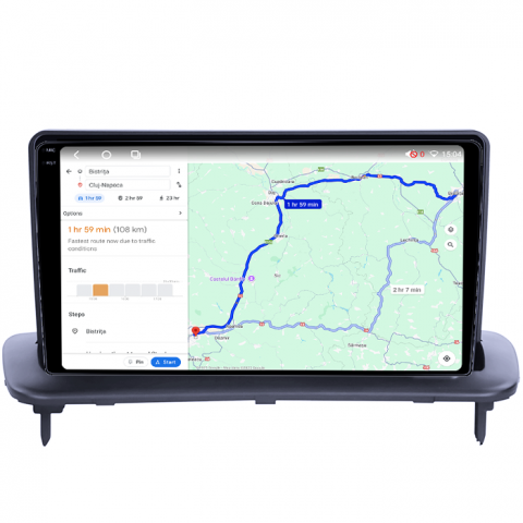Navigatie dedicata Volvo S40 C30 C70 2004-2013, 4GB RAM 64GB ROM, Octacore, Android 14, Display QLED 1K 9", Carplay&Android Auto, SIM 4G, Ventilator Activ [3]