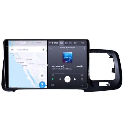 Navigatie dedicata Volvo S60 V60 2011-2020, 8GB RAM 128GB ROM, Octacore, Platforma TS18, Android 14, Display QLED 9", Suporta camera 360", DSP, Carplay&Android Auto, SIM 4G, Ventilator Activ [6]