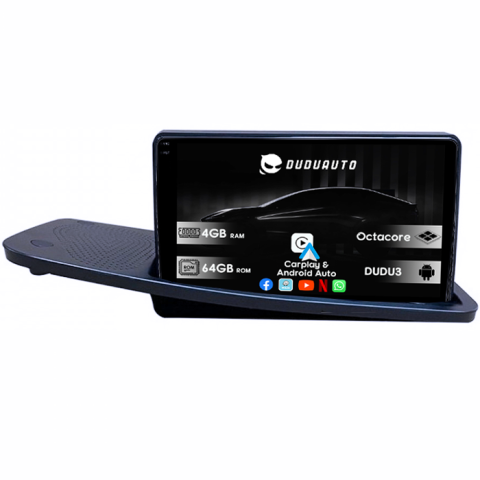 Navigatii Dedicate - Navigatie dedicata Volvo V70 2007-2012, DUDU3, 4GB RAM 64GB ROM, Octacore, Platforma 8581, Android, Display QLED 9", DSP, Carplay&AndroidAuto