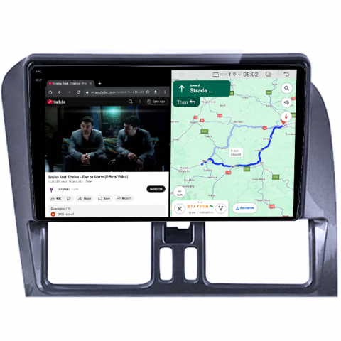 Navigatie dedicata Volvo XC60 2008-2014, 4GB RAM 64GB ROM, Quad Core, Display 9" QLED 1K, Carplay, Android 14, Bluetooth, Magazin Play, Suport Camere AHD [4]