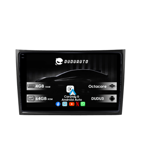 Navigatii Dedicate - Navigatie dedicata Volvo XC90 2002-2014, DUDU3, 4GB RAM 64GB ROM, Octacore, Platforma 8581, Android, Display QLED 9", DSP, Carplay&AndroidAuto