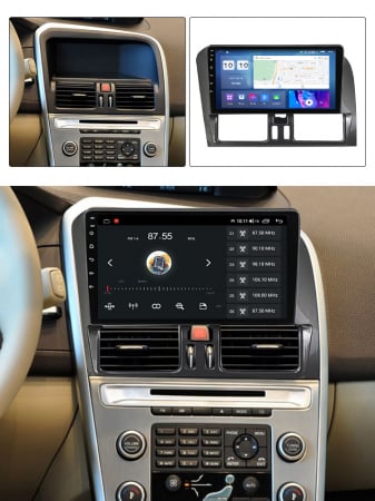 Navigatie dedicata Volvo XC60 2008-2014, 4GB RAM 32GB ROM, Octacore, Android 14, Display QLED 1K 9", DSP, Carplay&Android Auto, SIM 4G, Bluetooth, Ventilator Activ [6]